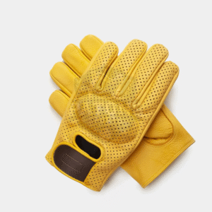 Custom Leather Motorbike Gloves